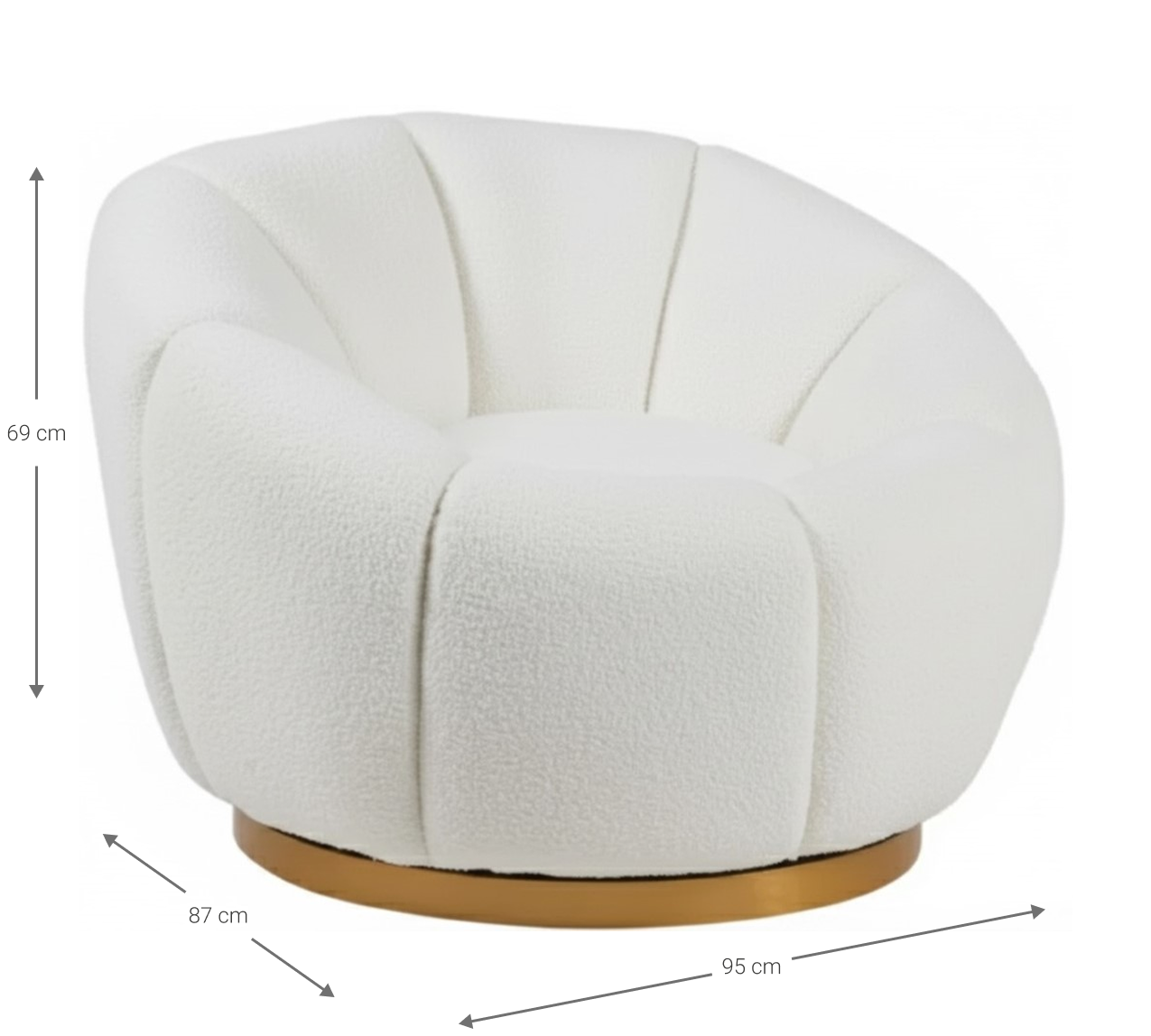 Πολυθρόνα Snuggle 95x87x69
