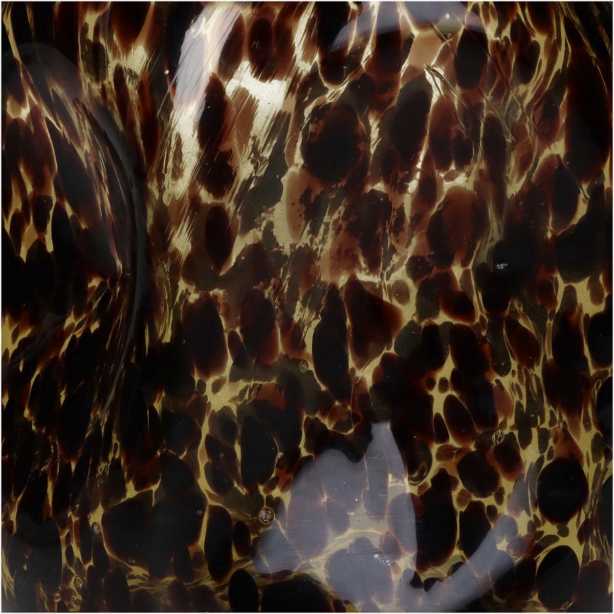 Βάζο Καφέ Γυαλί 16x16x22