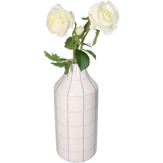 Βάζο με Ρίγες Πολύχρωμο Δολομίτης 14x14x33