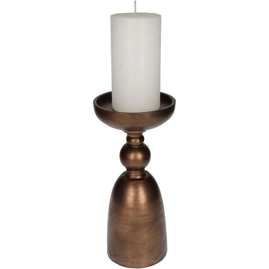 Κηροπήγιο Μπρονζέ Αλουμίνιο 12x12x26