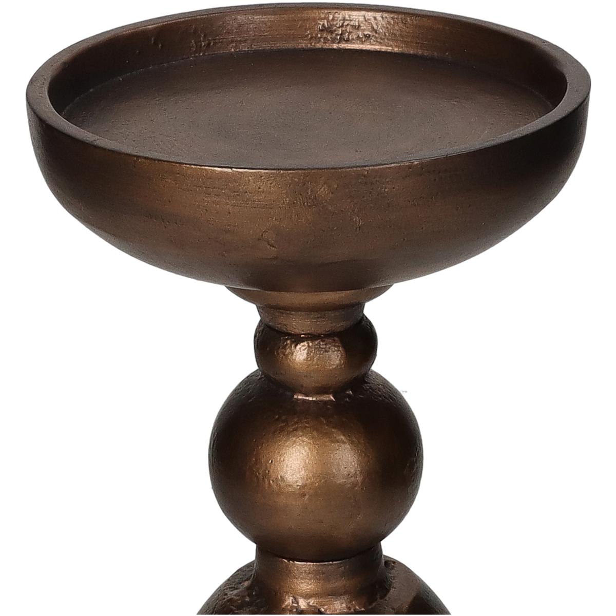 Κηροπήγιο Μπρονζέ Αλουμίνιο 12x12x26