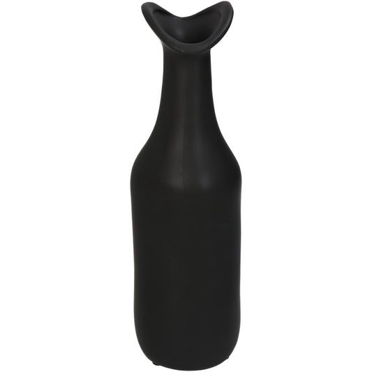 Βάζο Καφέ Κεραμικό 8x8x27