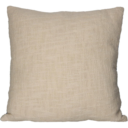 Μαξιλάρι Dip Dye Μπλε Βαμβακερό 45x45εκ