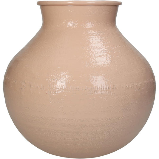 Βάζο Ροδακινί Αλουμίνιο 23x23x23