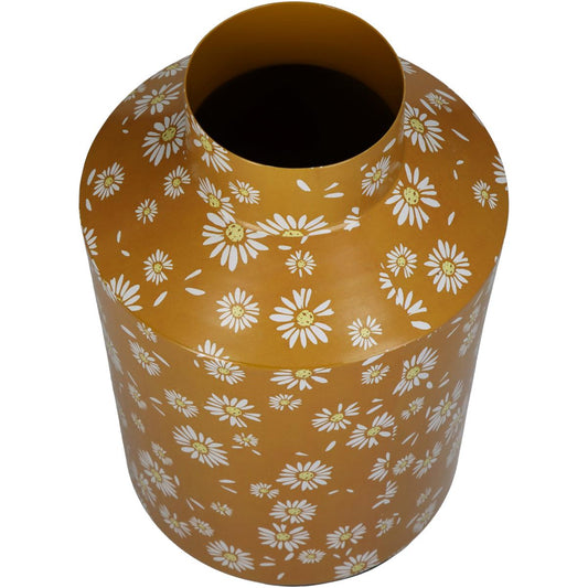 Βάζο Λουλούδια Πολύχρωμο Μέταλλο 16x16x25.5