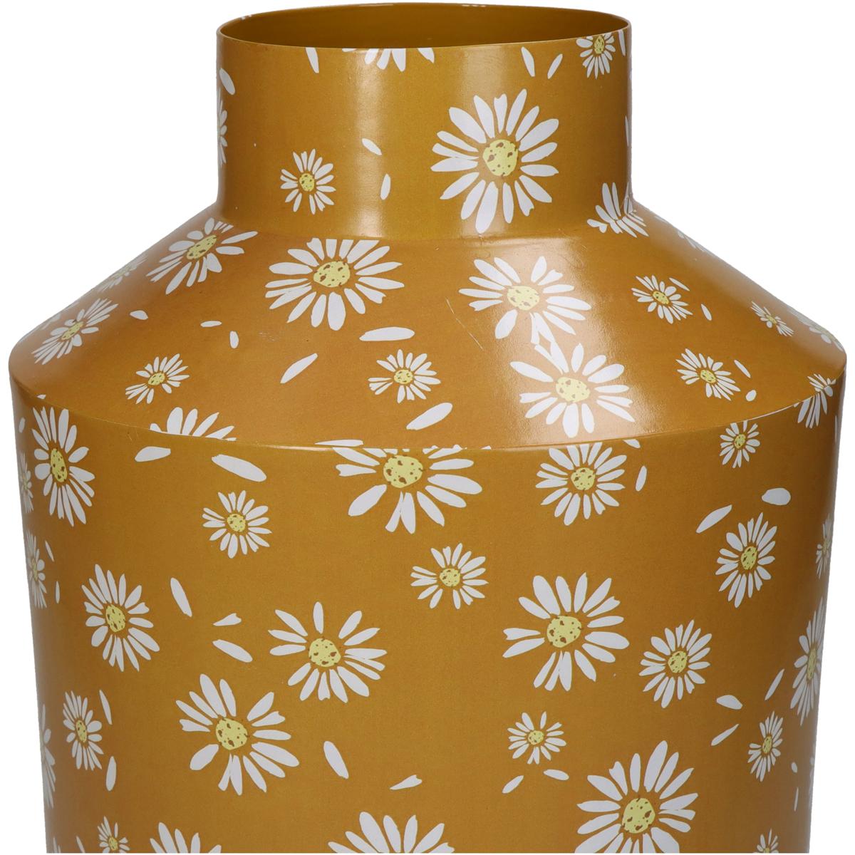 Βάζο Λουλούδια Πολύχρωμο Μέταλλο 16x16x25.5