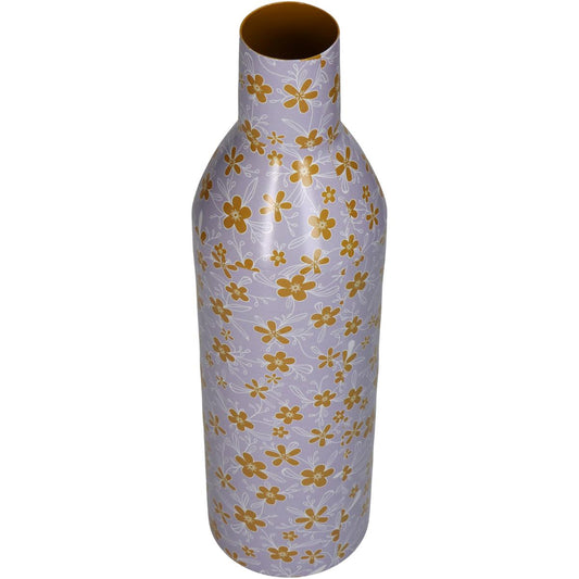 Βάζο Λουλούδια Πολύχρωμο Μέταλλο 9.5x9.5x34.5