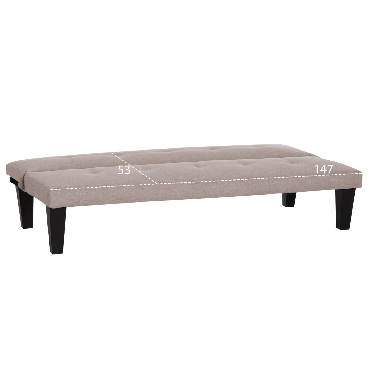 ΚΑΝΑΠΕΣ ΚΡΕΒΑΤΙ 3ΘΕΣΙΟΣ KORO ΜΠΕΖ PU ΔΕΡΜΑ 165x75x64