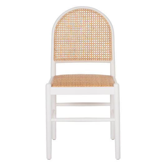 ΚΑΡΕΚΛΑ ΑΠΟ ΟΞΙΑ ΣΕ ΛΕΥΚΟ RATTAN ΜΠΕΖ 43x50x87
