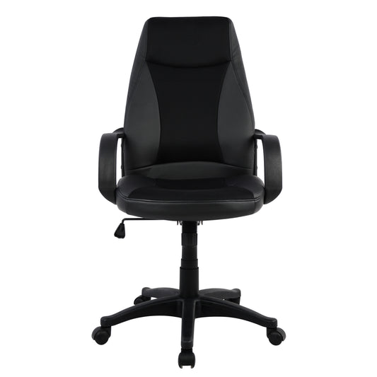 ΚΑΡΕΚΛΑ ΓΡΑΦΕΙΟΥ GAMING SIVIR ΜΕ ΜΑΥΡΟ PU 59x 60x115