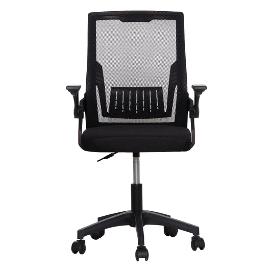 ΚΑΡΕΚΛΑ ΓΡΑΦΕΙΟΥ ZENITH PP & MESH ΥΦΑΣΜΑ-ΜΑΥΡΟ 58x55x100