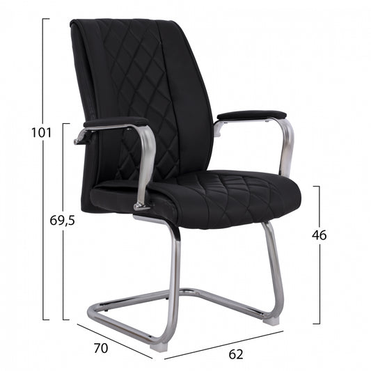 ΠΟΛΥΘΡΟΝΑ ΣΥΝΕΡΓΑΣΙΑΣ SHAILA ΣΕ ΧΡΩΜΑ ΜΑΥΡΟ 62x70x101
