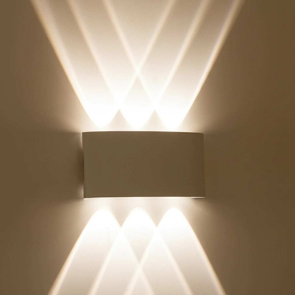 SIXOAD KLV-101-0011 Φωτιστικό Τοίχου / Απλίκα LED 18W 1980lm 30° AC 220-240V Αδιάβροχο IP65 Φυσικό Λευκό 4500K - CREE XPE Chip & TÜV SÜD Driver - Λευκό Ματ - Μ17 x Π4 x Υ8