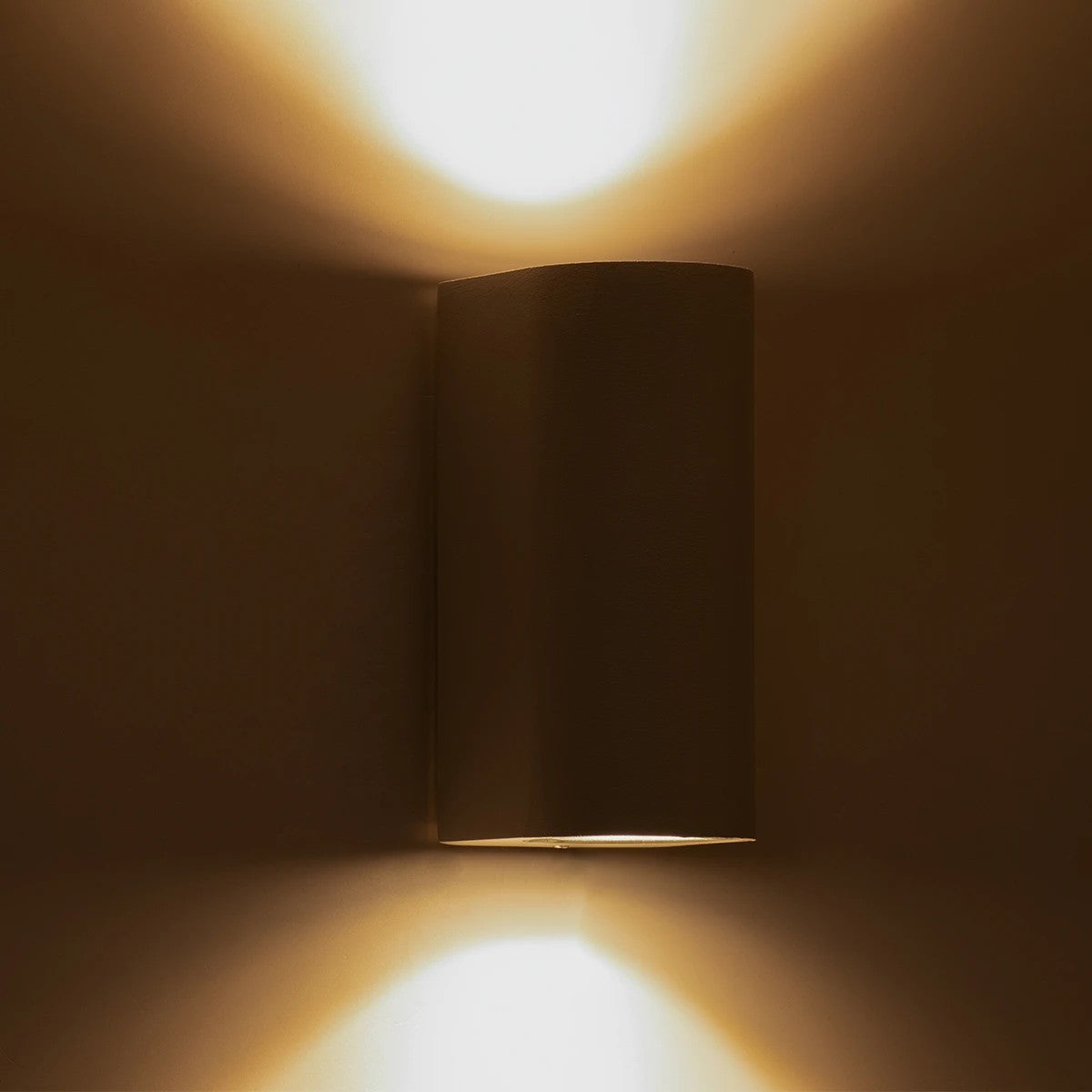 MURANO KLV-101-0017 Φωτιστικό Τοίχου / Απλίκα για 2 Λάμπες MR16 με Ντουί GU10 AC 220-240V Αδιάβροχο IP65 - Λευκό Ματ - Μ8 x Π8 x Υ15