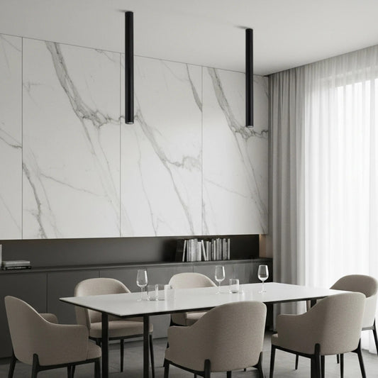 DUCT KLV-101-0054 Φωτιστικό Downlight Σποτ για Λάμπα MR16 με Ντουί GU10 AC 220-240V IP20 - Μαύρο Ματ - Μ6 x Π6 x Υ75