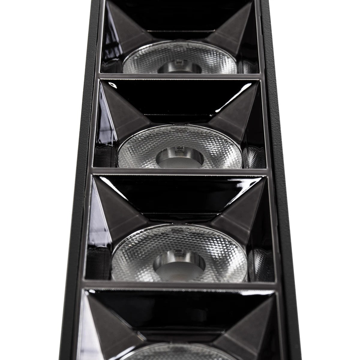 LUMINAR KLV-101-0333 Φωτιστικό Downlight Σποτ LED 20W 2800lm 36° AC 220-240V IP20 Φυσικό Λευκό 4500K - Osram SMD Chip & TÜV SÜD Driver - Μαύρο Ματ - Μ19.5 x Π4.2 x Υ6.6