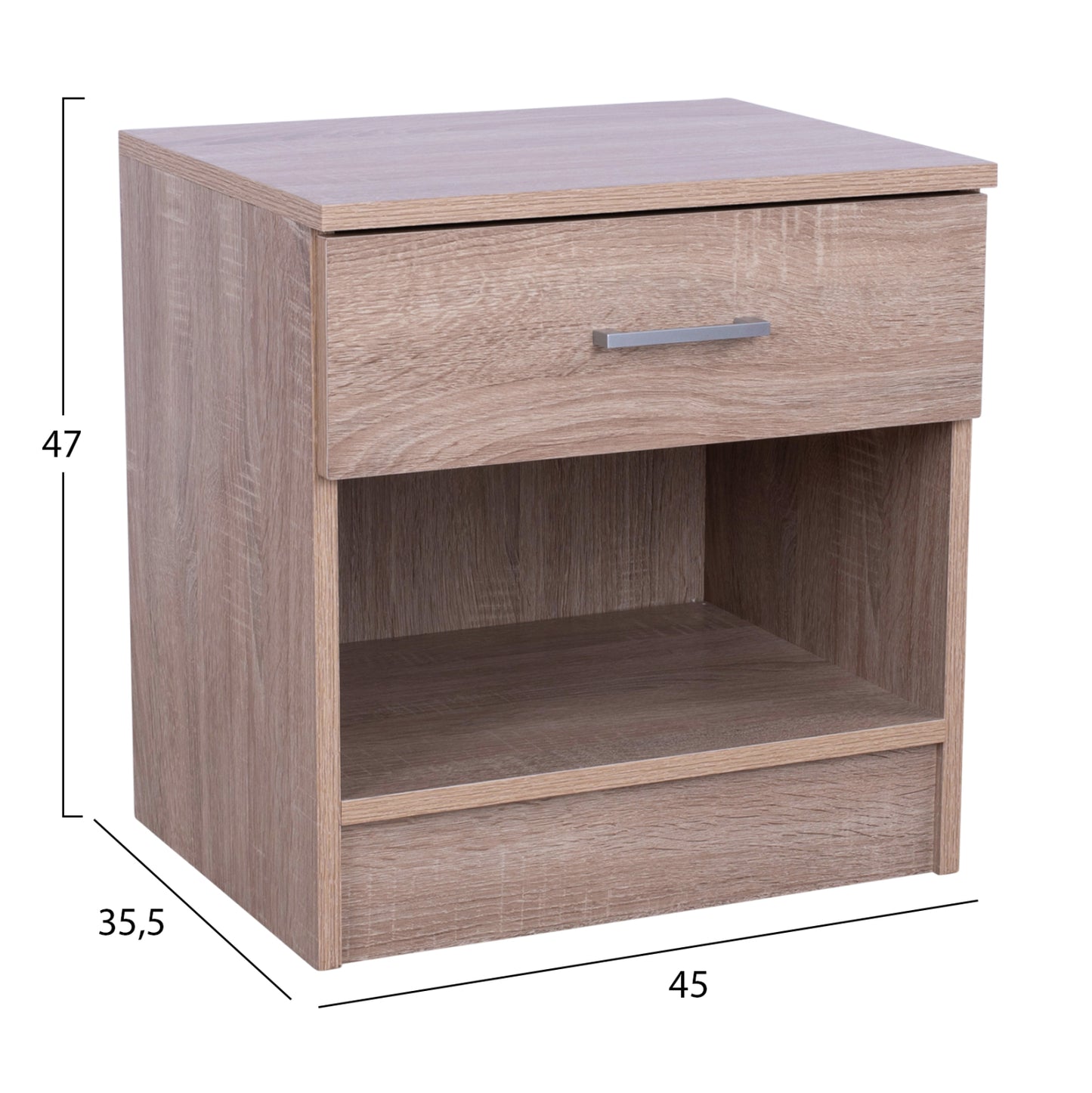 ΚΟΜΟΔΙΝΟ ΜΕ 1 ΣΥΡΤΑΡΙ LANEY SONAMA 45x35,5x47