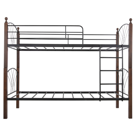 ΚΟΥΚΕΤΑ ΚΡΕΒΑΤΙ STOREY ΜΑΥΡΟ ΜΕΤΑΛΛΟ ΚΑΡΥΔΙ RUBBERWOOD ΓΙΑ ΣΤΡΩΜΑ 190x90εκ