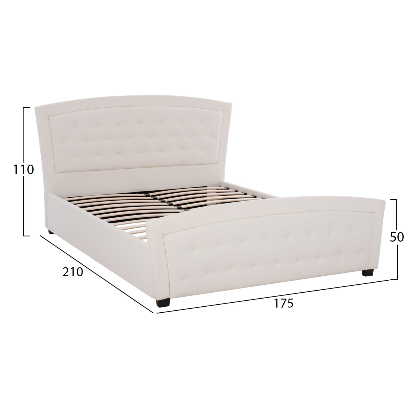 ΚΡΕΒΑΤΙ ODELIA ΜΕ PU 150x200εκ