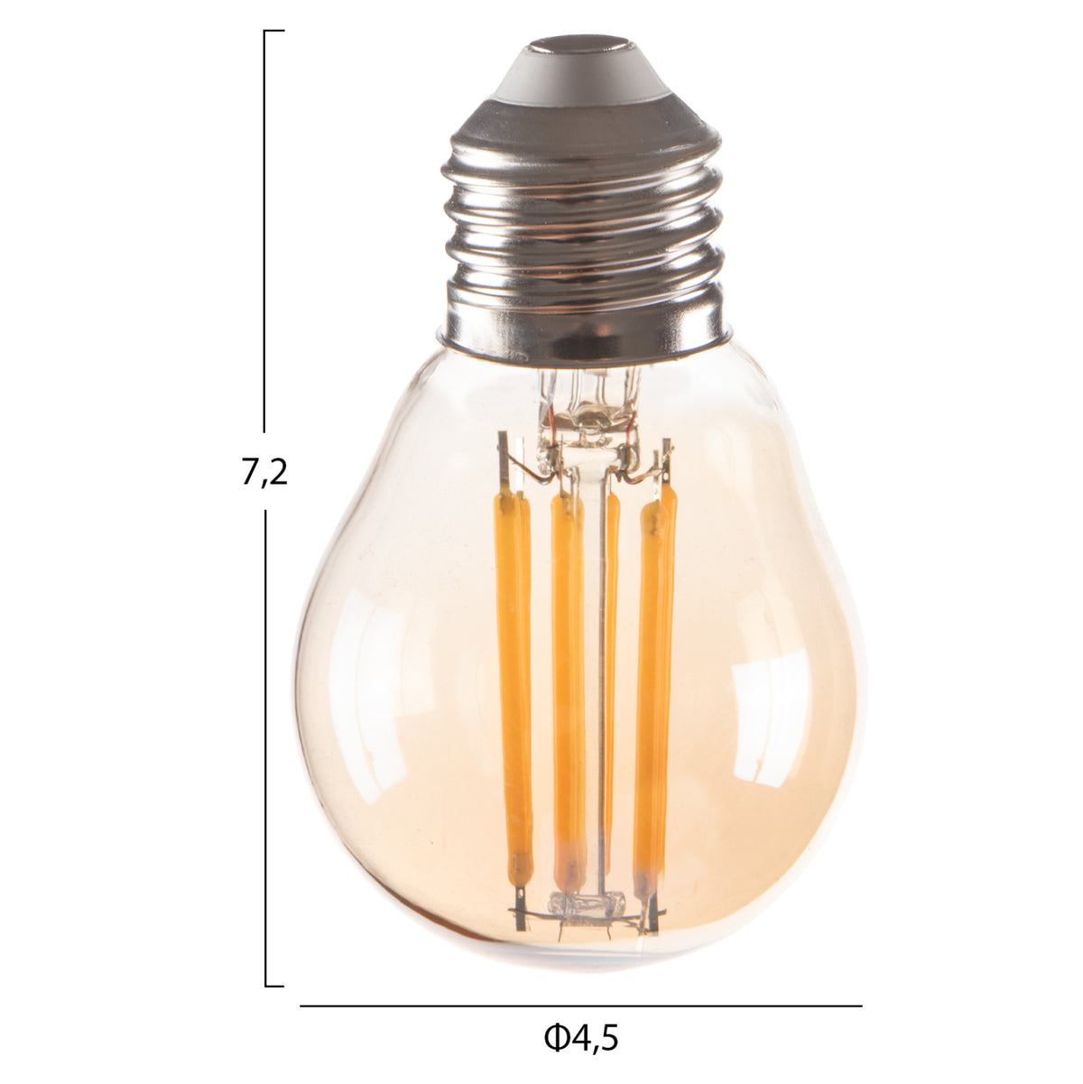 ΛΑΜΠΤΗΡΑΣ LED FILAMENT 6W E27 3000K GOLD DIMMABLE
