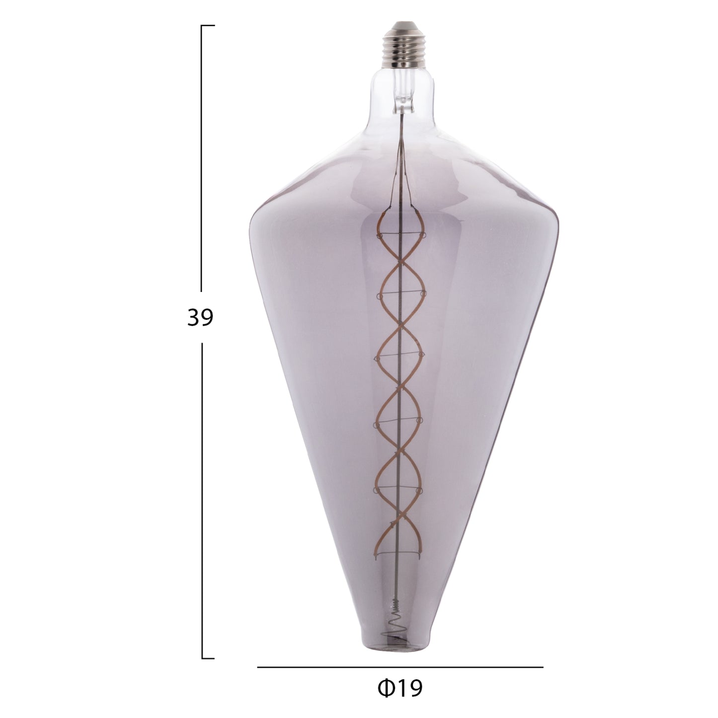 ΛΑΜΠΤΗΡΑΣ LED FILAMENT 8W E27 3000K SMOKE COLOR DIMMABLE