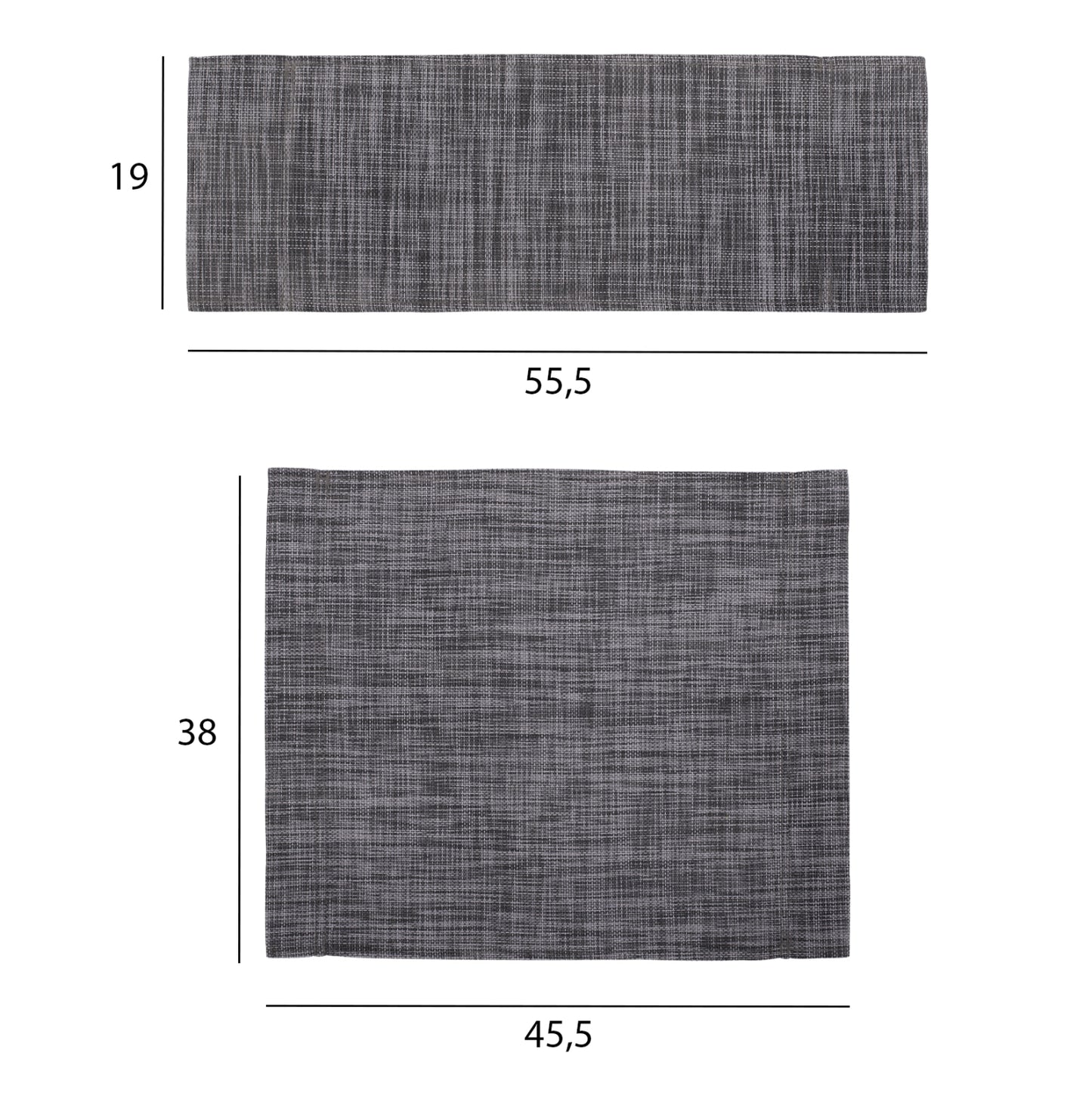 SPLIT CUSHION FOR NAXOS DIRECTOR'S CHAIR GREY