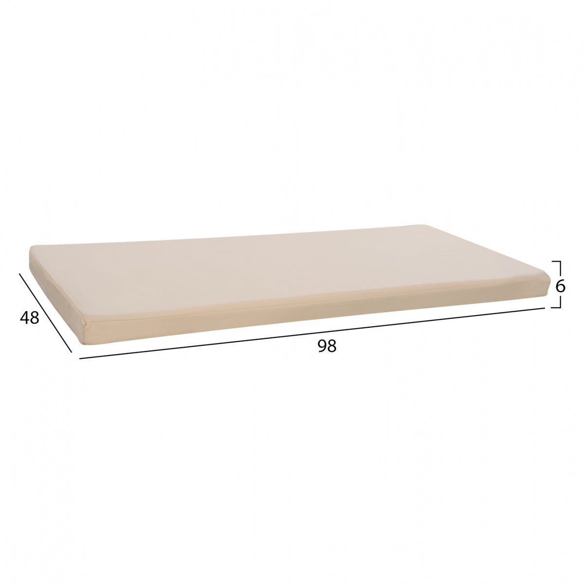 ΜΑΞΙΛΑΡΙ ΓΙΑ ΠΑΓΚΑΚΙ POLYESTER CHIOS ΜΠΕΖ 98x48x6