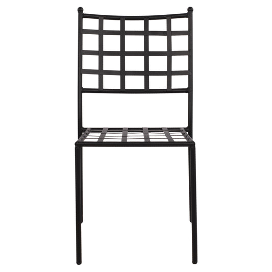 METAL CHAIR EMERY IN BLACK SHADE 46x58x88