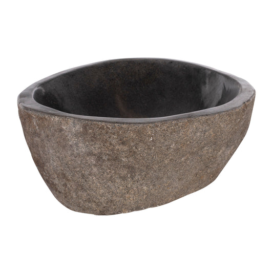 STONE SINK CARVED STONE GREY 40x40x20