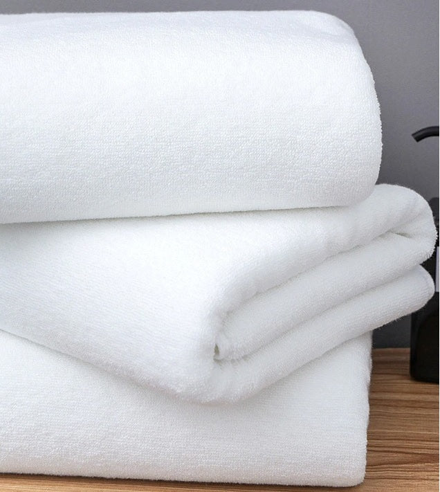 Πετσέτα Προσώπου Ξενοδοχείου Crystal 600gsm Art Ε3012 100% Cotton 50x95εκ Λευκό