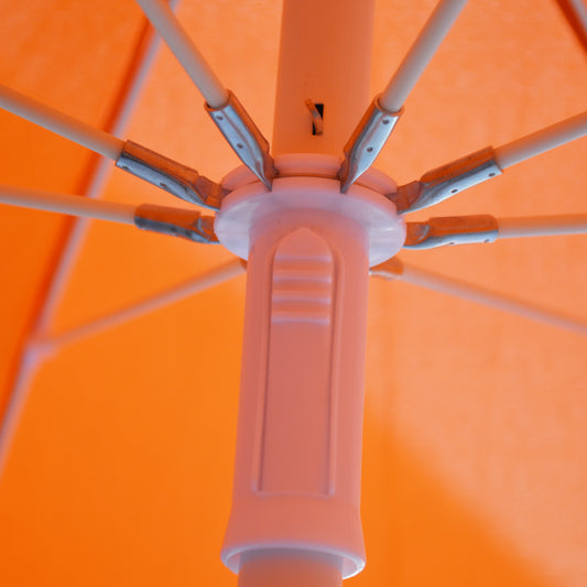 RANDALL BEACH UMBRELLA ORANGE 8 RIBS FIBERGLASS 2.2m
