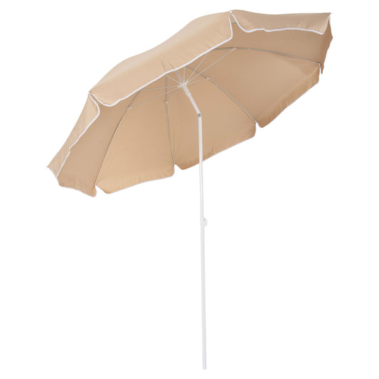 ΟΜΠΡΕΛΑ ΘΑΛΑΣΣΗΣ RANDALL 8 FIBERGLASS ΑΚΤΙΝΕΣ MOKA 2.20m