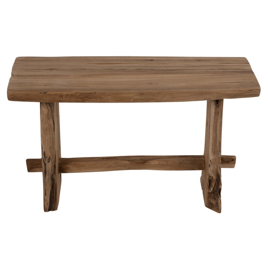 ΠΑΓΚΑΚΙ YEDI ΑΠΟ ΜΑΣΙΦ ΞΥΛΟ TEAK ΦΥΣΙΚΟ 80x40x44