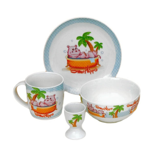 Παιδικό Σετ Φαγητού Πορσελάνης 4 Τεμ