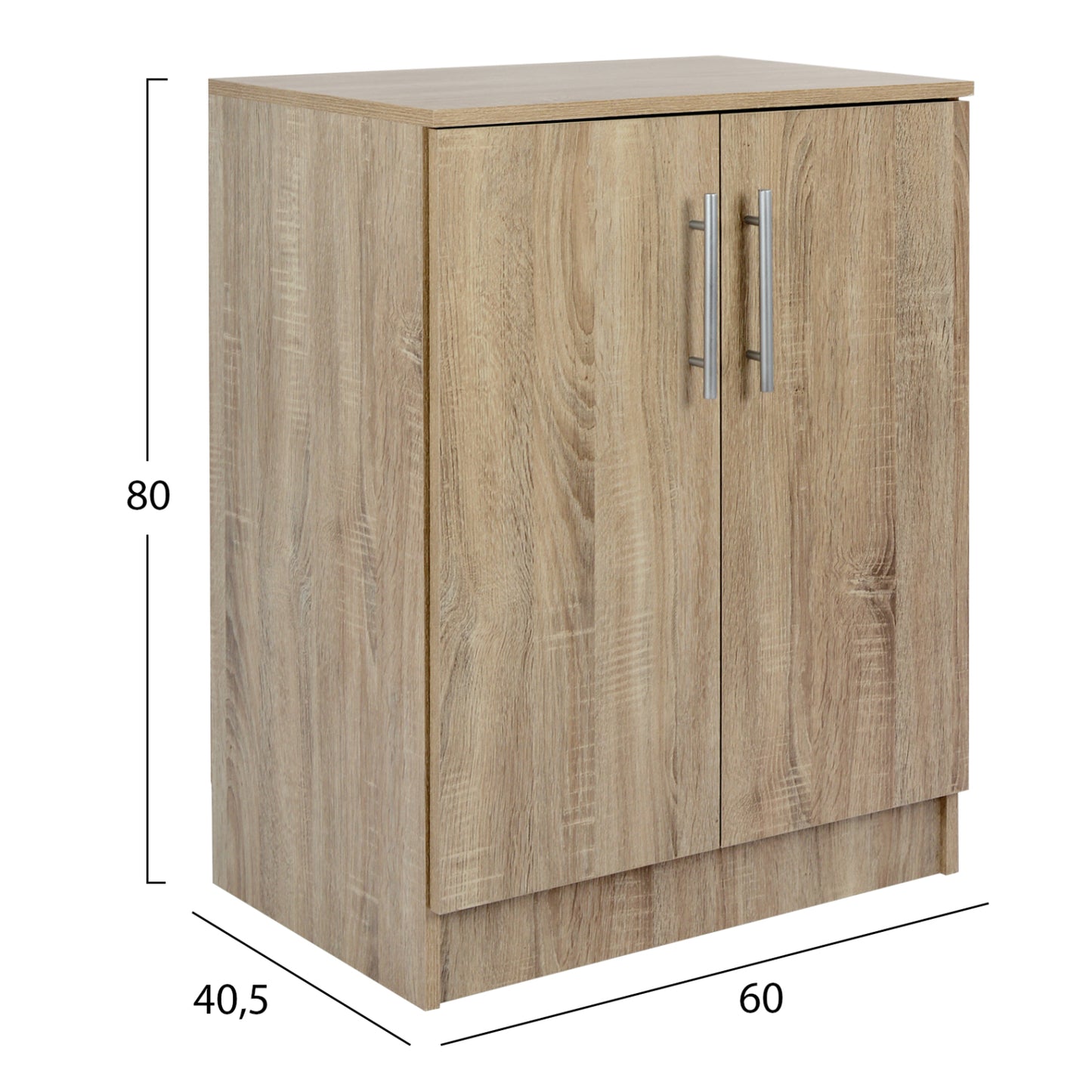 ΠΑΠΟΥΤΣΟΘΗΚΗ ΝΤΟΥΛΑΠΙ EMERIE ΜΕΛΑΜΙΝΗ SONAMA 60x40,5x80