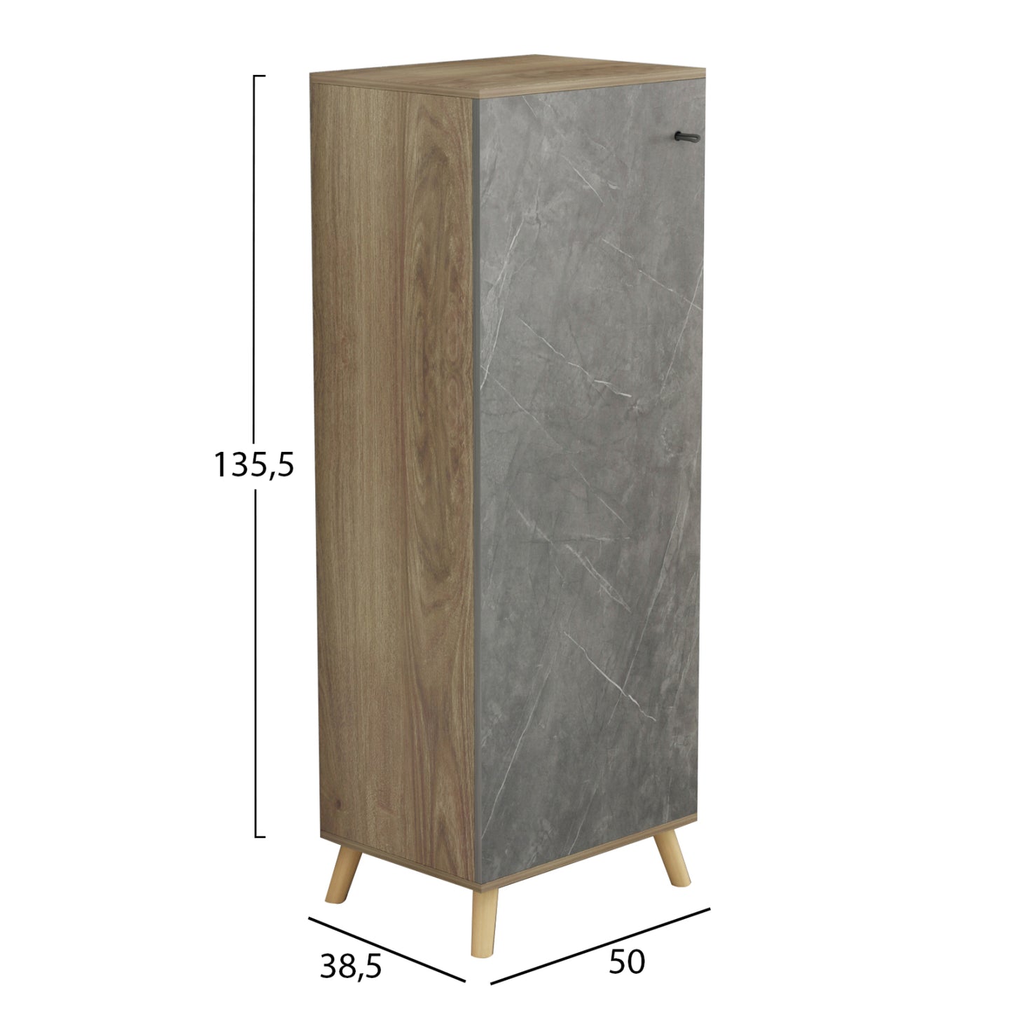 ΠΑΠΟΥΤΣΟΘΗΚΗ-ΝΤΟΥΛΑΠΙ ALVARO ΜΕΛΑΜΙΝΗ SONAMA STONE TEXTURE 50x38x135