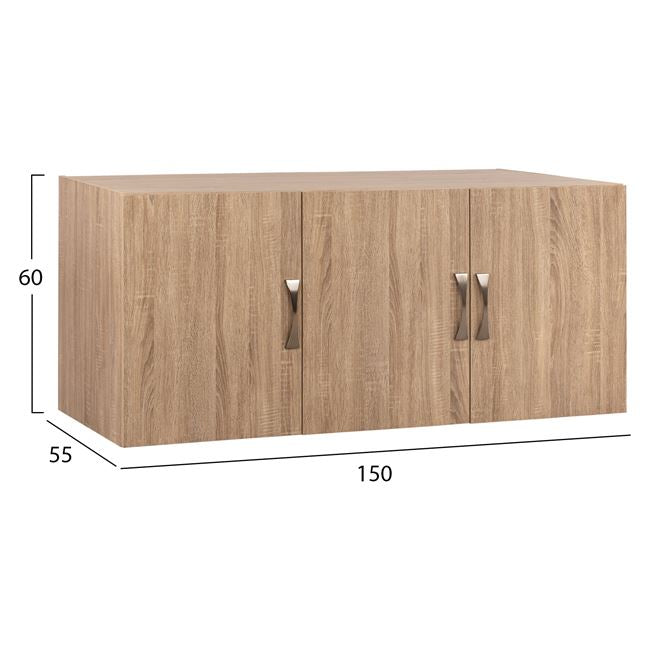 ΠΑΤΑΡΙ 3ΦΥΛΛΗΣ ΝΤΟΥΛΑΠΑΣ CARLY ΣΕ ΧΡΩΜΑ SONAMA 150x55x60