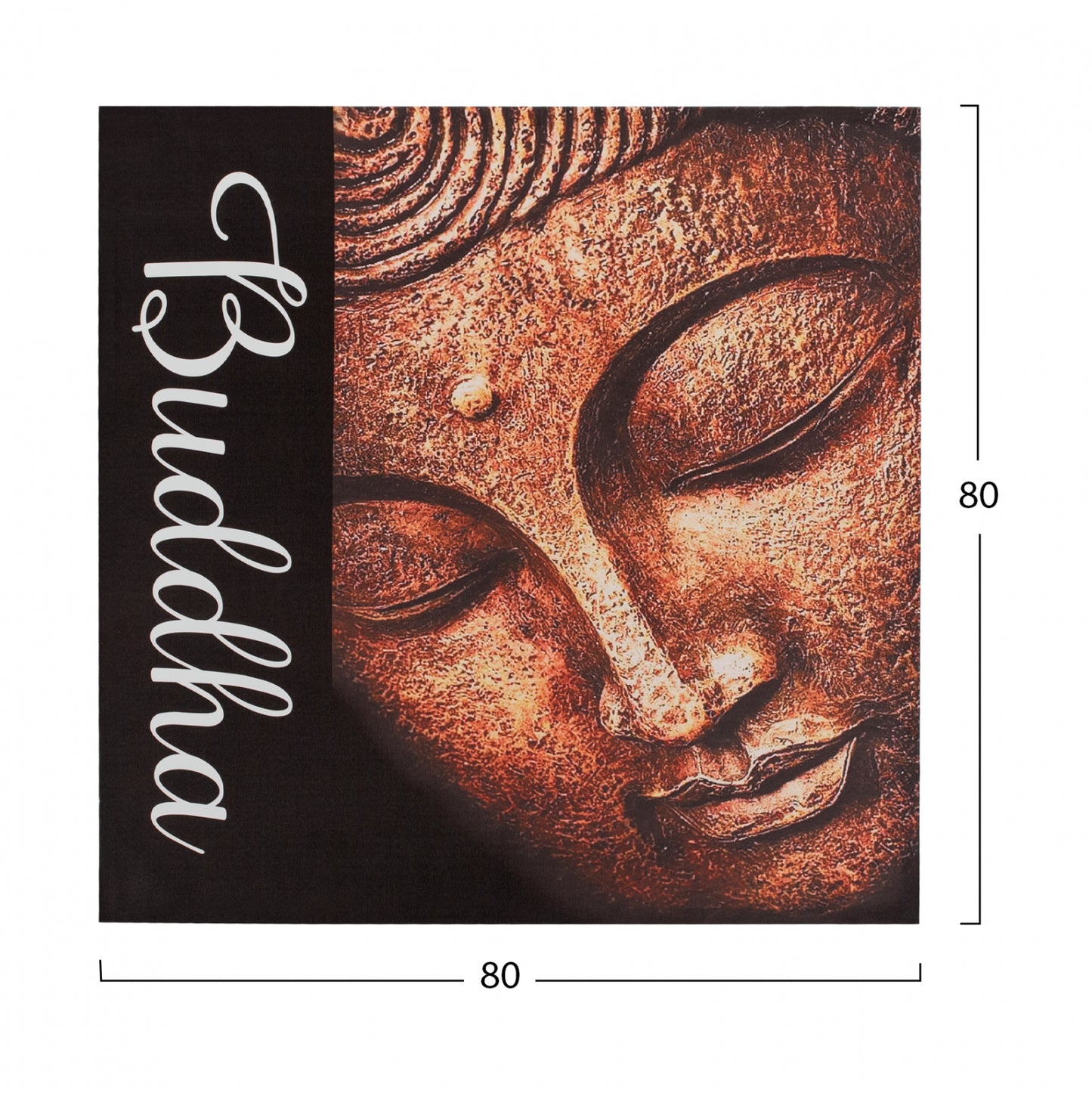 ΠΙΝΑΚΑΣ ΚΑΜΒΑΣ BUDDHA 80x80x2.5