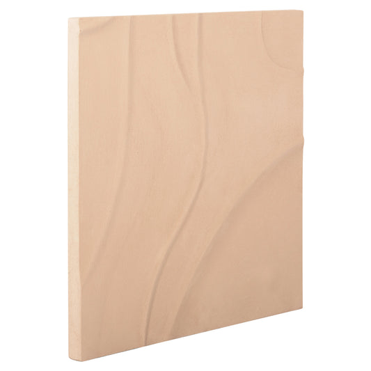 SANTORINI SQUARE MDF TABLE IN BEIGE COLOR 80x4x80
