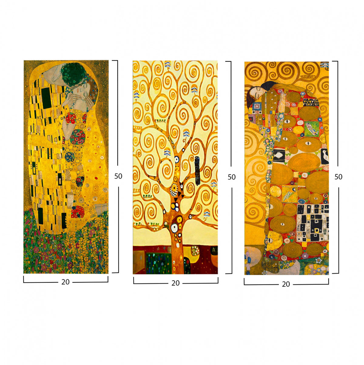 TRIPTYCH MDF ART NOUVEAU TABLE 60x0.3x50