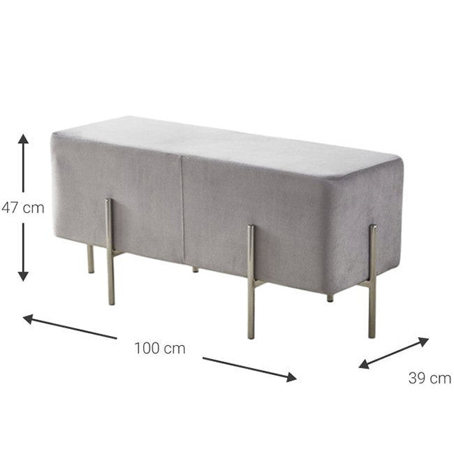 Σκαμπό Lyrendal Γκρι 100x39x47