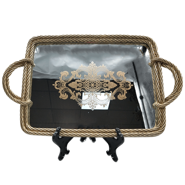 Δίσκος με Καθρέφτη Πολυεστερικός 41εκ