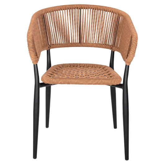 ΠΟΛΥΘΡΟΝΑ ΑΛΟΥΜΙΝΙΟΥ EULO ΜΑΥΡΗ ΣΥΝΘΕΤΙΚΟ RATTAN ΜΠΕΖ 55,5x63,5x78