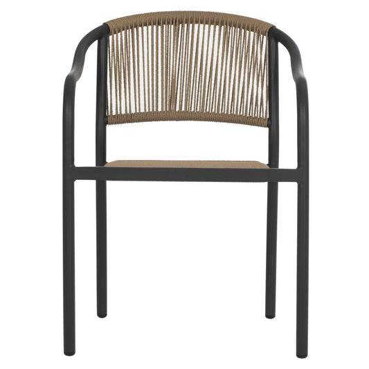 ΠΟΛΥΘΡΟΝΑ ΑΛΟΥΜΙΝΙΟΥ ΑΝΘΡΑΚΙ ΜΕ ΣΧΟΙΝΙ PE WICKER 57x63x80