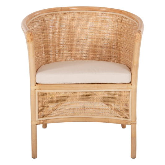 ΠΟΛΥΘΡΟΝΑ APRON RATTAN ΠΛΕΚΤΟ ΣΕ ΦΥΣΙΚΟ ΛΕΥΚΟ ΜΑΞΙΛΑΡΙ 75x70x85