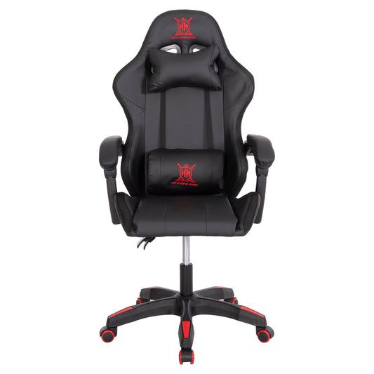 ΠΟΛΥΘΡΟΝΑ GAMING DARREN ΜΑΥΡΟ ΚΟΚΚΙΝΟ PVC 58.5x100x120