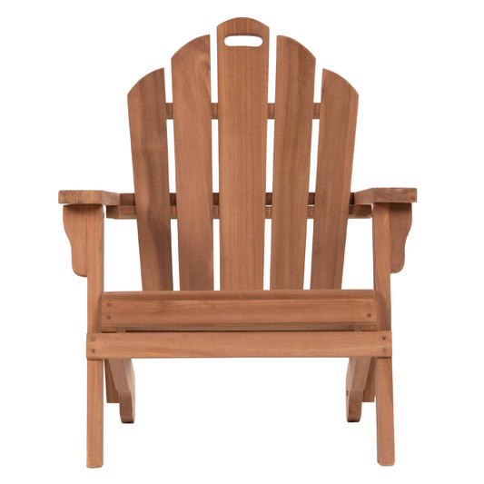 ΠΟΛΥΘΡΟΝΑ LOUNGE ΠΤΥΣΣΟΜΕΝΗ SKALL ΞΥΛΟ TEAK ΦΥΣΙΚΟ 70.5x85x92