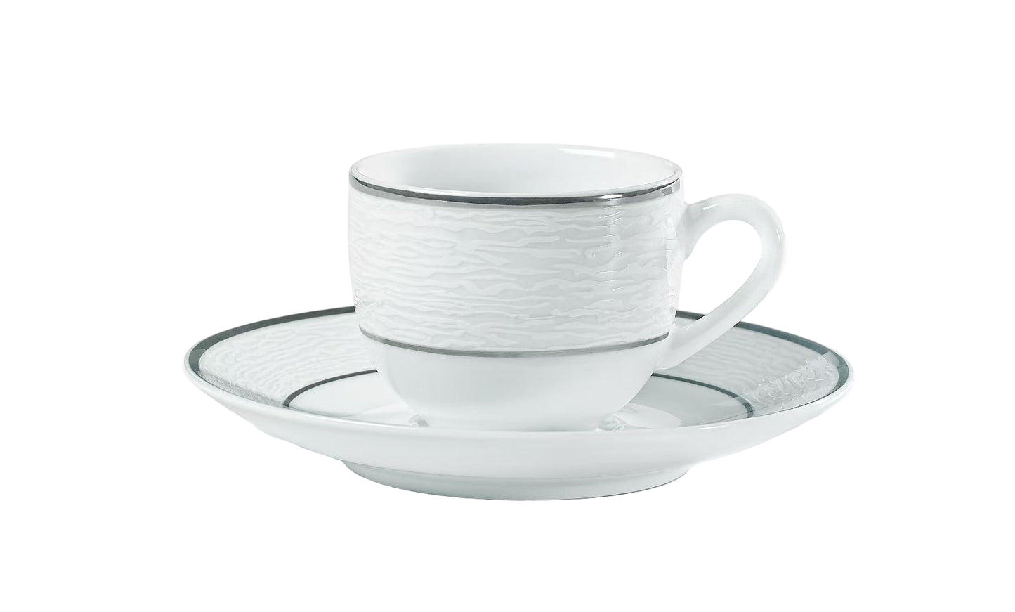 Σετ Φλιτζάνια Καφέ από Πορσελάνη Λευκή 6 Τμχ 90cc