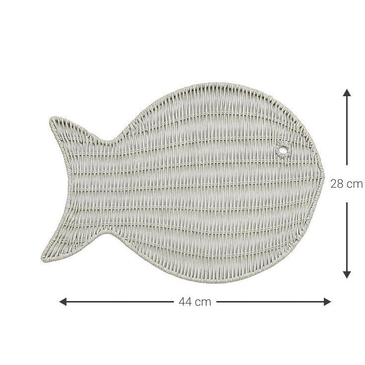 Σουπλά Fishy Λευκό 43x33εκ