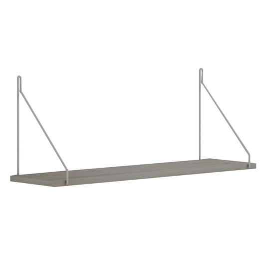 AGILAN MELAMINE WALL SHELF SONOMA WHITE 72x20x27